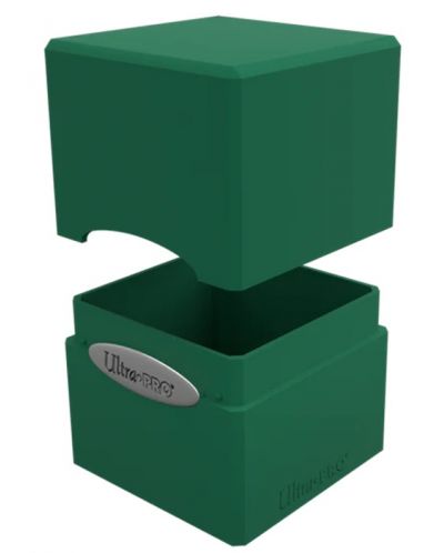 Кутия за карти Ultra Pro Satin Cube - Forest Green (100+ бр.) - 2