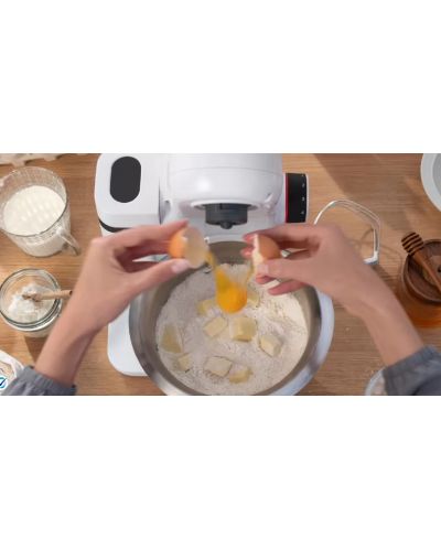 Кухненски робот Bosch - MUMS2EW20, 700 W, 4 степени, 3.8 l, бял - 7