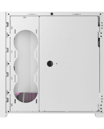 Кутия Corsair - iCUE 5000D RGB Airflow, mid tower, бяла/прозрачен - 7