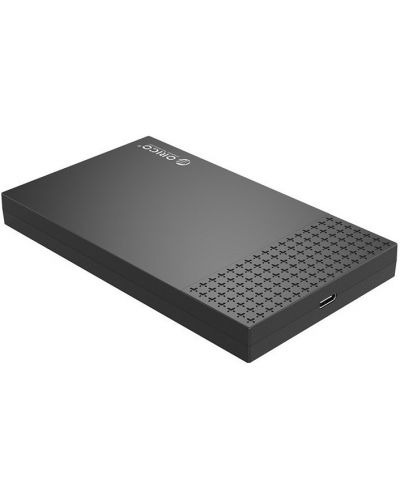 Кутия за твърд диск Orico - 2526C3-BK, USB-C, 2.5'', черна - 2