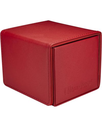 Кутия за карти Ultra Pro Vivid Alcove Edge - Red (100 бр.) - 1