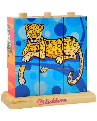 Пъзел с кубчета и картинки Eichhorn - 4