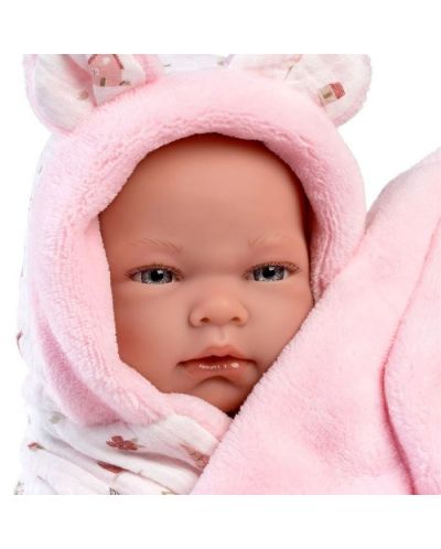 Кукла-бебе Llorens - Nica с хавлия, 40 cm - 3