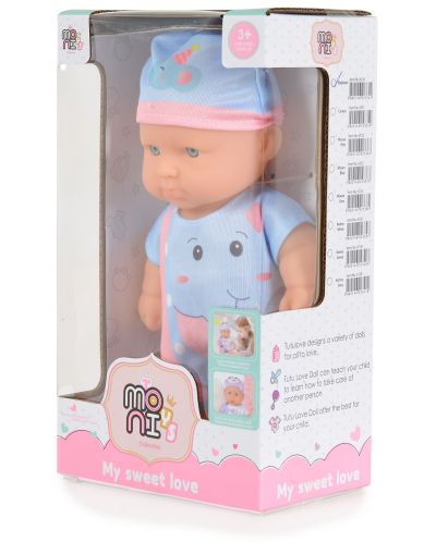 Кукла Moni Toys - С дрехи на слонче, 20 cm - 3