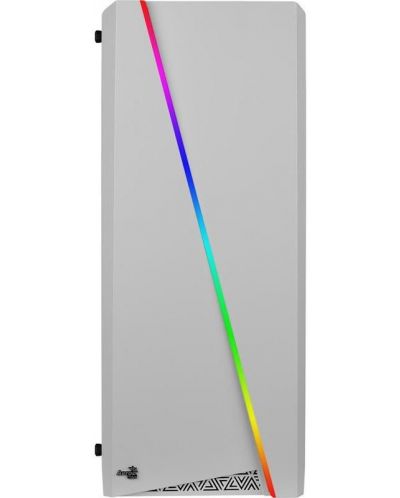 Кутия AeroCool - Cylon RGB, mid tower, бяла/прозрачна - 4