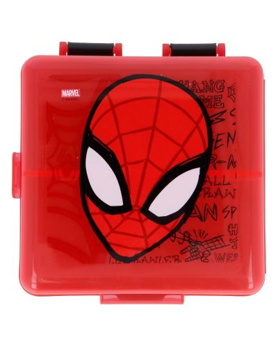 Кутия за храна Stor - Spiderman, с 3 отделения - 2