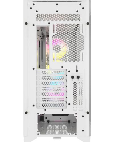 Кутия Corsair - iCUE 5000D RGB Airflow, mid tower, бяла/прозрачен - 8
