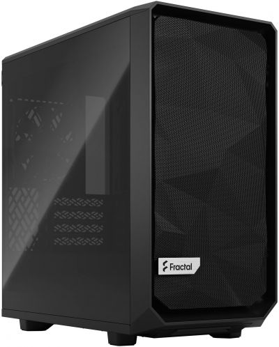 Кутия Fractal Design - Meshify 2 Mini, mini tower, черна/прозрачна - 1