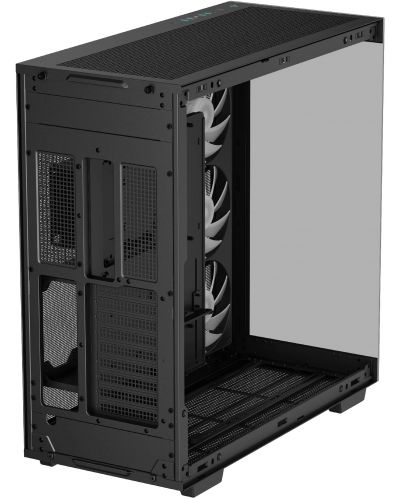 Кутия DeepCool - CH780 Dual-Chamber, full tower, черна/прозрачна - 6