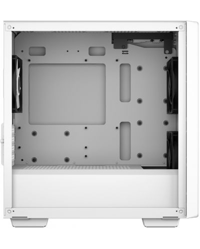 Кутия DeepCool - CC360 ARGB, mini tower, бяла/прозрачна - 6