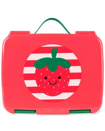 Кутия за храна Skip Hop Spark Style - Bento, Strawberry - 1