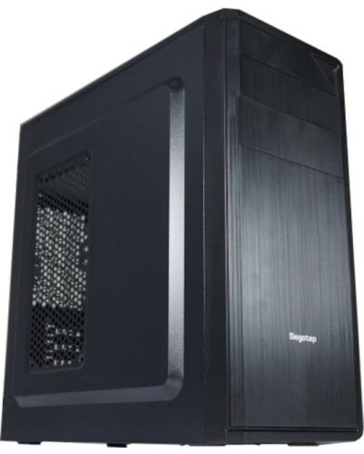 Кутия Segotep - S3, + захранване 500W, mid tower, черна/прозрачна - 1