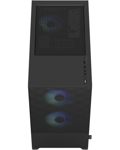 Кутия Fractal Design - Pop Mini Air RGB, mid tower, черна/прозрачна - 5