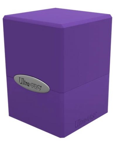 Кутия за карти Ultra Pro Satin Cube - Royal Purple (100+ бр.) - 1