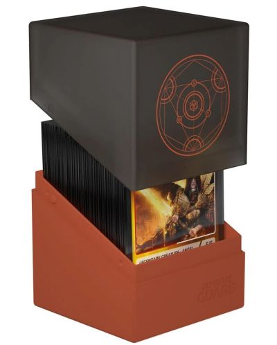 Кутия за карти Ultimate Guard Druidic Secrets Impetus Boulder Deck Case - Тъмно оранжева (100+ бр.) - 2