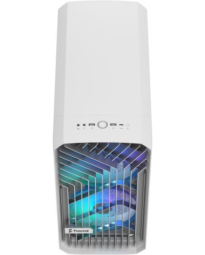 Кутия Fractal Design - Torrent Compact TG RGB, mid tower, бяла/прозрачна - 9