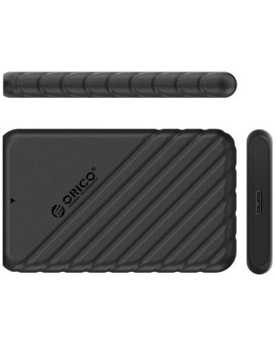 Кутия за твърд диск Orico - 25PW1-U3, USB 3.0, 2.5'', черна - 2