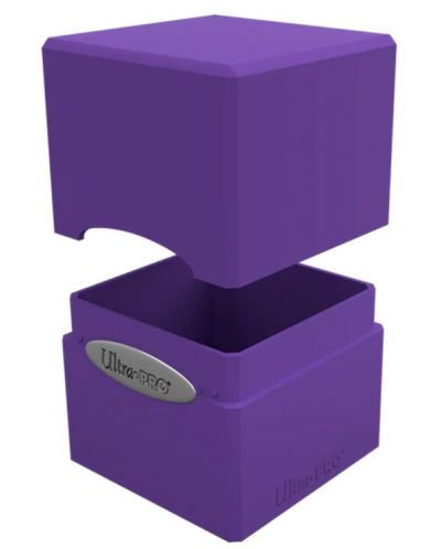 Кутия за карти Ultra Pro Satin Cube - Royal Purple (100+ бр.) - 2