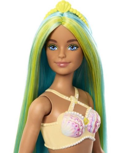 Кукла Barbie - Барби русалка със синя коса - 2