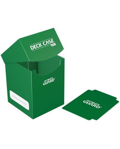 Кутия за карти Ultimate Guard Deck Case Standard Size - Зелена (100 бр.) - 3