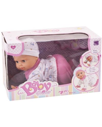 Кукла Raya Toys - Пълзящо бебе, 40 cm - 5