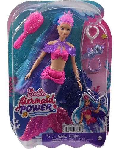 Кукла Barbie - Русалка Malibu, с аксесоари - 4