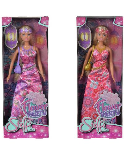 Кукла Simba Toys Steffi Love - Стефи, с рокля на цветя, асортимент - 3
