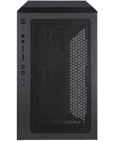 Кутия 1stPlayer - Firebase X5 RGB, mid tower, черна/прозрачна - 5