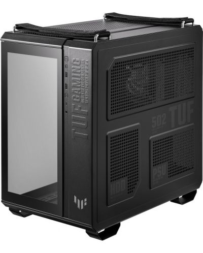 Кутия ASUS - TUF Gaming GT502 Plus ARGB, mid tower, черна/прозрачна - 5