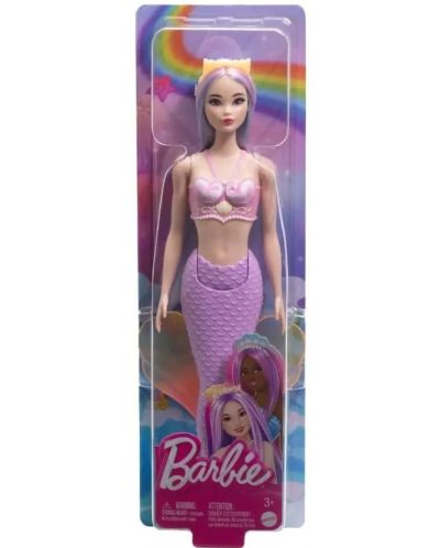Кукла Barbie - Барби русалка с лилава коса - 2