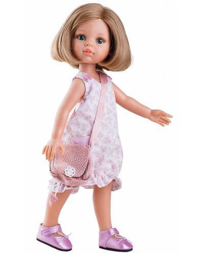 Кукла Paola Reina - Карла, с плетена чанта - 1