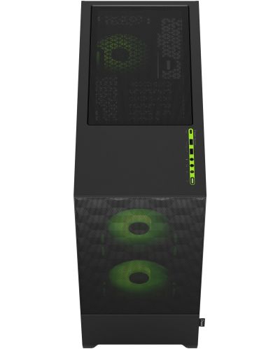 Кутия Fractal Design - Pop Air RGB, mid tower, зелена/черна/прозрачна - 7