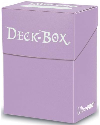 Кутия за карти Ultra Pro Deck Case Standard Size - Lilac (80 бр.) - 1