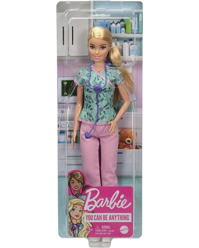 Кукла Mattel Barbie - С професия, Медицинска сестра - 1