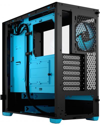 Кутия Fractal Design - Pop Air Cyan Core, mid tower, синя/черна - 8