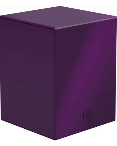 Кутия за карти Ultimate Guard Boulder Deck Case Solid - Лилава (100+ бр.) - 1