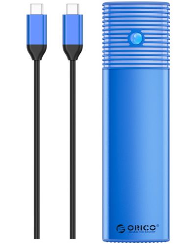 Кутия за SSD Orico - PWM2-G2, M.2 NVMe M/B, USB 3.2, синя - 1