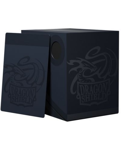 Кутия за карти Dragon Shield Double Shell - Midnight Blue/Black (150 бр.) - 2