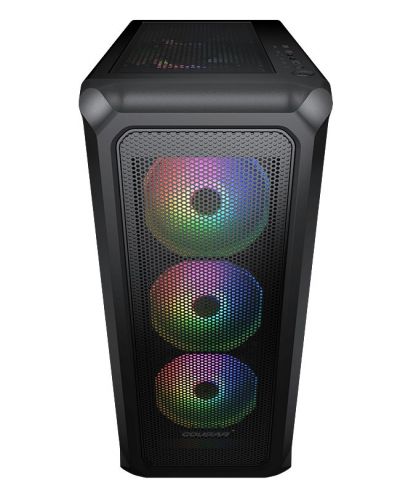 Кутия COUGAR - Archon 2 Mesh RGB, mid tower, черна/прозрачна - 3