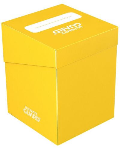 Кутия за карти Ultimate Guard Deck Case Standard Size - Жълта (100 бр.) - 2