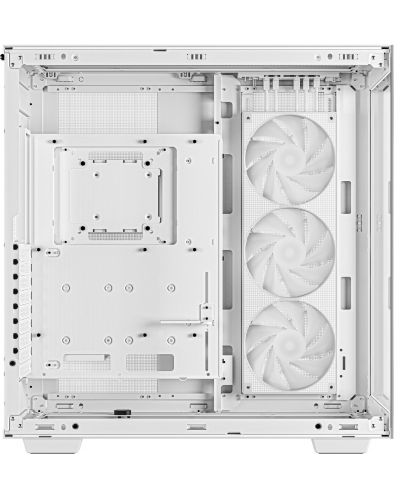 Кутия DeepCool - CH780 WH Dual-Chamber, full tower, бяла/прозрачна - 5