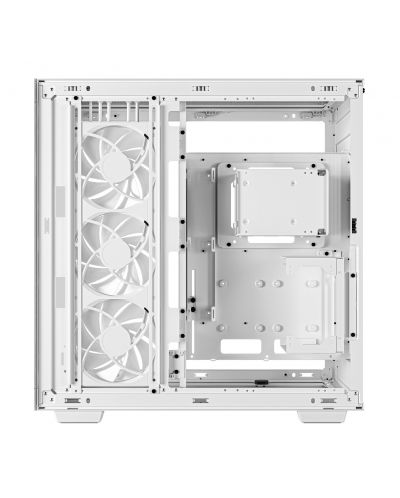 Кутия DeepCool - CH780 WH Dual-Chamber, full tower, бяла/прозрачна - 6