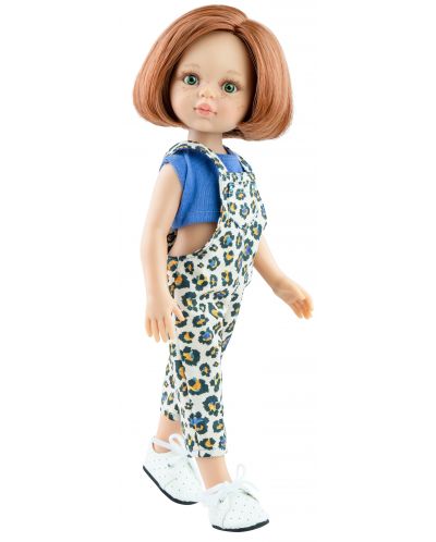 Кукла Paola Reina Amigas - Кристи, с гащеризон и къса синя блузка, 32 cm - 1