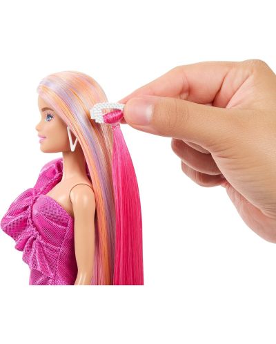 Кукла Barbie Fun & Fancy Hair - С дълга цветна коса и аксесоари - 5