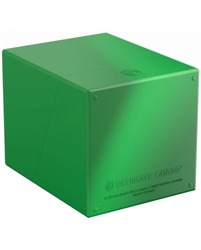 Кутия за карти Ultimate Guard Boulder Deck Case Solid - Зелена (100+ бр.) - 2