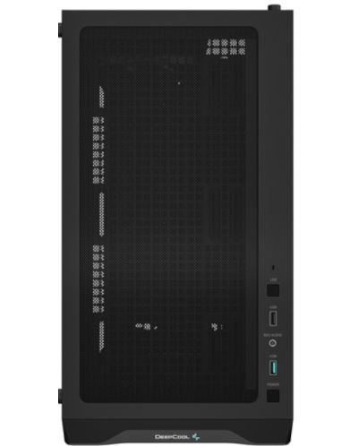 Кутия DeepCool - CC360 ARGB, mini tower, черна/прозрачна - 8