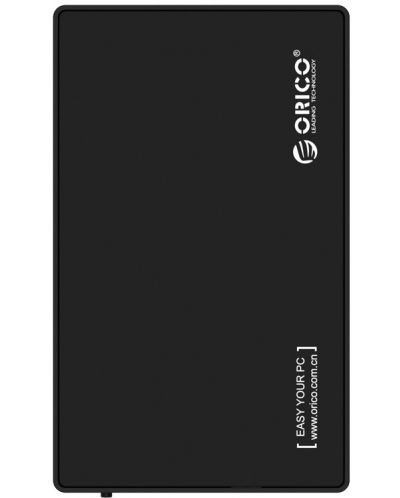 Кутия за твърд диск Orico - 3588US3-V1, USB 3.0, 3.5'', черна - 1