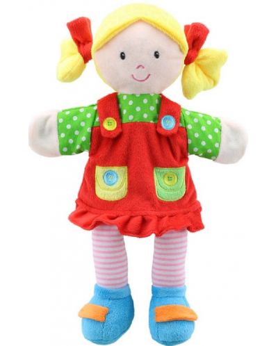 Кукла за куклен театър The Puppet Company - Момиче с червена дреха, 38 cm - 1