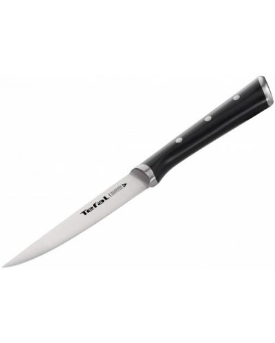 Кухненски нож Tefal - Ingenio Ice Force, K2320914, 11 cm, черен - 1