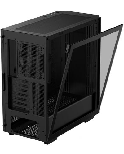 Кутия DeepCool - CH510 MESH Digital, mid tower, черна/прозрачна - 7